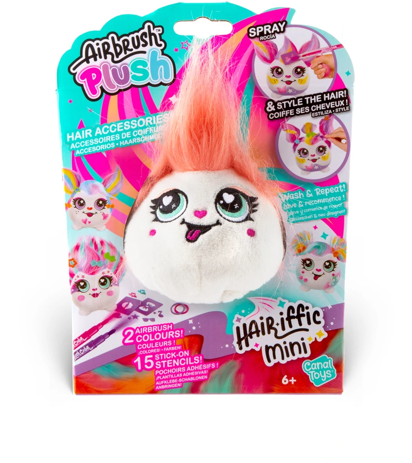 Nezatříděno STYLE 4 EVER AIRBRUSH HAIR´IFFIC Mini pliušinis gyvūnėlis su aerografu