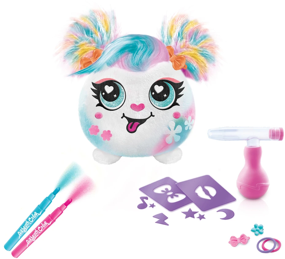 Nezatříděno STYLE 4 EVER AIRBRUSH HAIR´IFFIC Mini pliušinis gyvūnėlis su aerografu