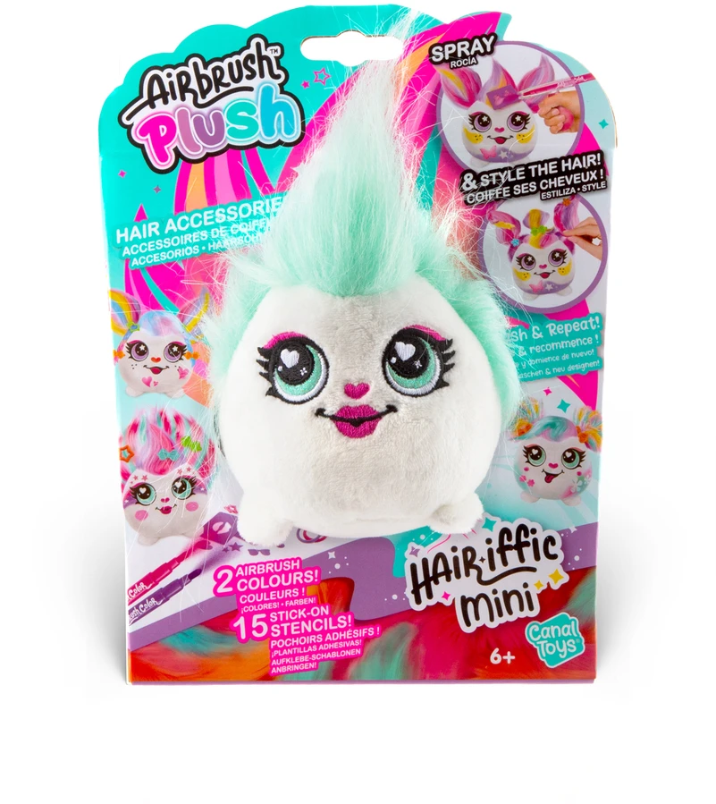 Nezatříděno STYLE 4 EVER AIRBRUSH HAIR´IFFIC Mini pliušinis gyvūnėlis su aerografu