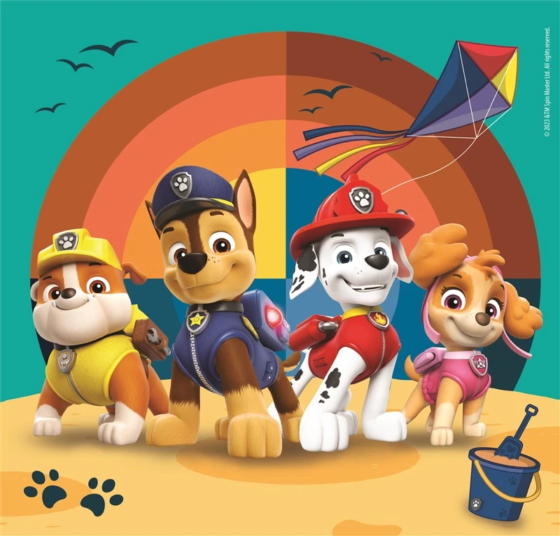 Dėlionė 3in1 Clementoni PAW PATROL 25291, 21 cm x 20.5 cm, 144 vnt.
