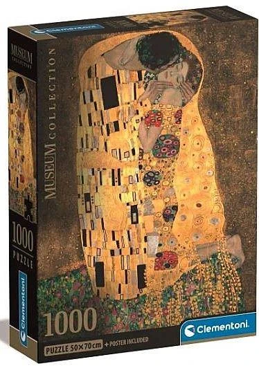 Clementoni Dėlionė 1000 vnt. - Gustavas Klimtas: Bučinys