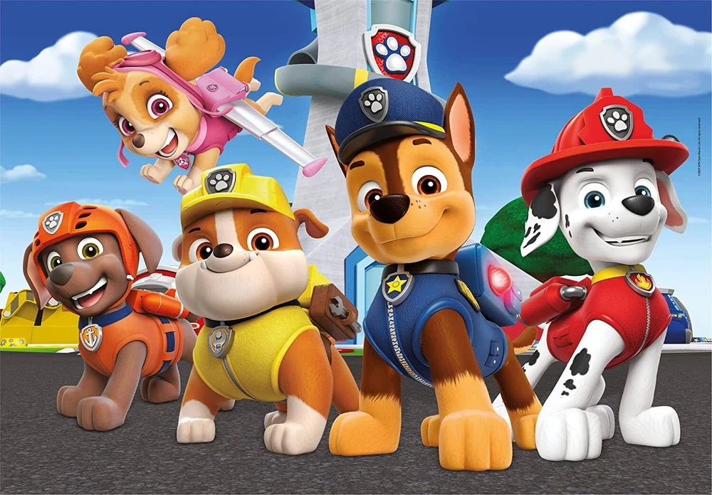Clementoni Dėlionė 2x60 vnt. - Šunyčiai patruliai (Paw Patrol)
