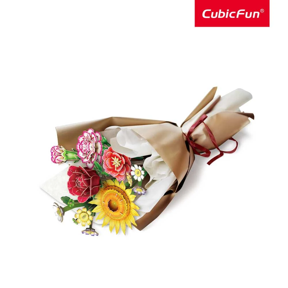 CUBIC FUN CUBICFUN 3D dėlionė „Gėlių puokštė“