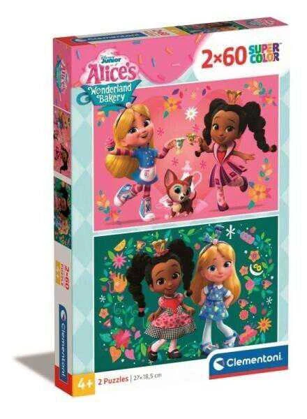 Clementoni Dėlionė 2x60 vnt. - Alice's Wonderland kepyklėlė