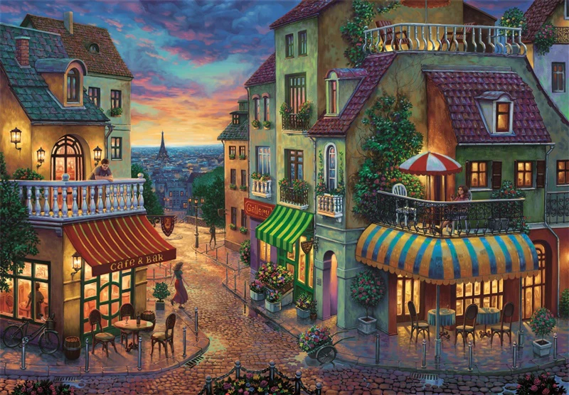 Dėlionė Puzle Clementoni Around Paris 32085, 97.5 cm x 66.8 cm, 2000 gab.