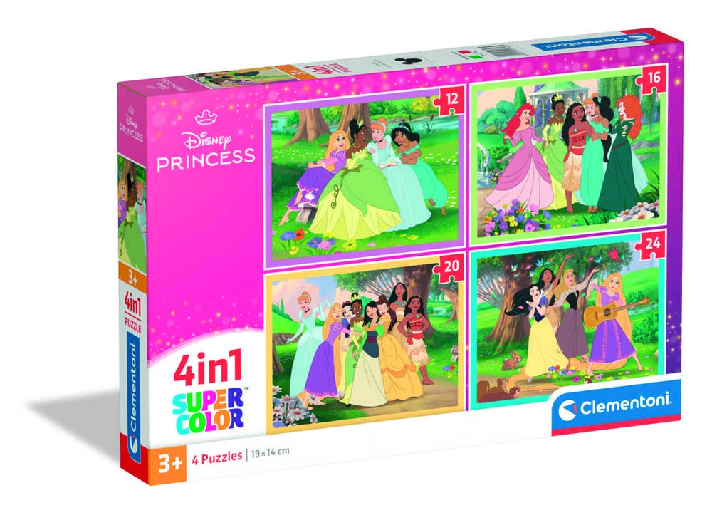 Dėlionė Clementoni Disney Princess 21746, 19 cm x 14 cm, 72 vnt.