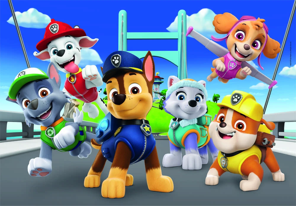 Clementoni Dėlionė 180 vnt. - Šunyčiai patruliai (PAW Patrol)