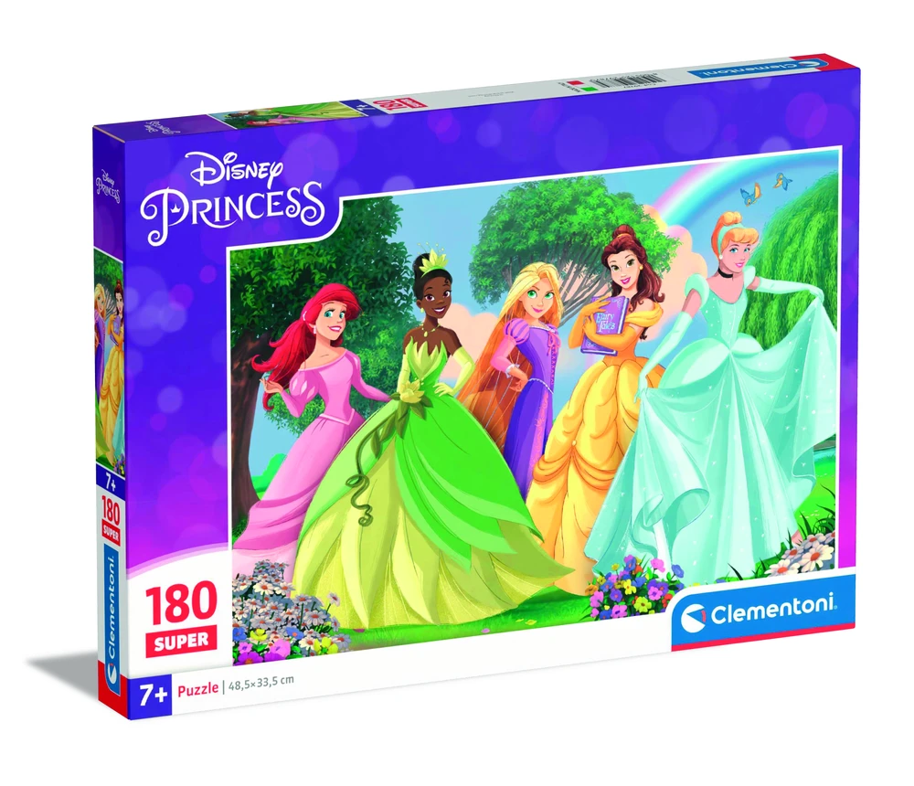 Clementoni Dėlionė 180 vnt. - Princesės