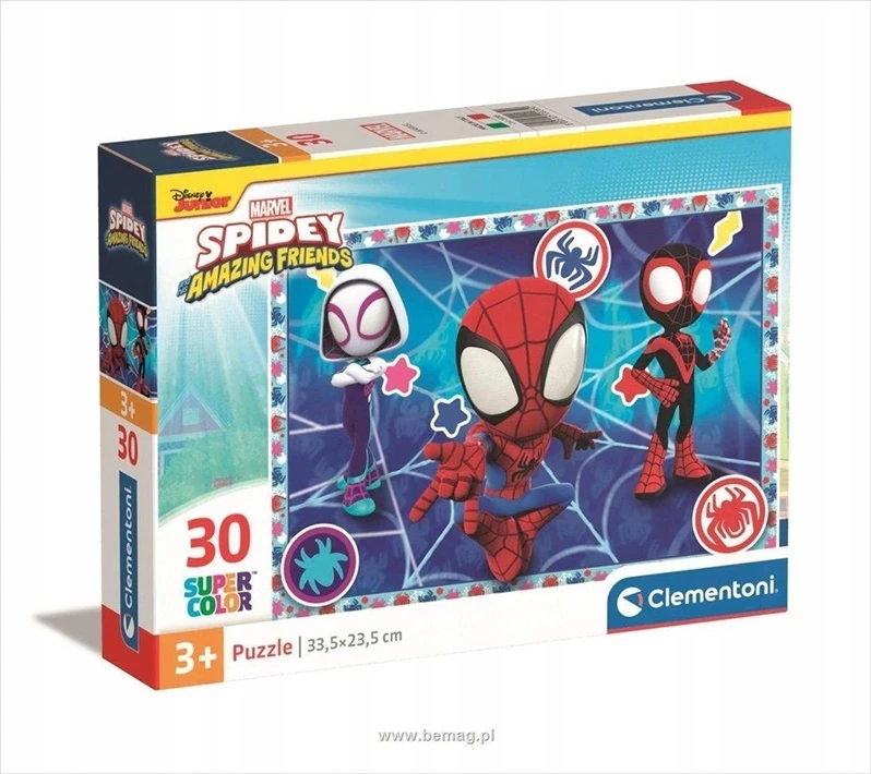 Dėlionė Puzle Clementoni SuperColor Spidey 20285. 30 gab.