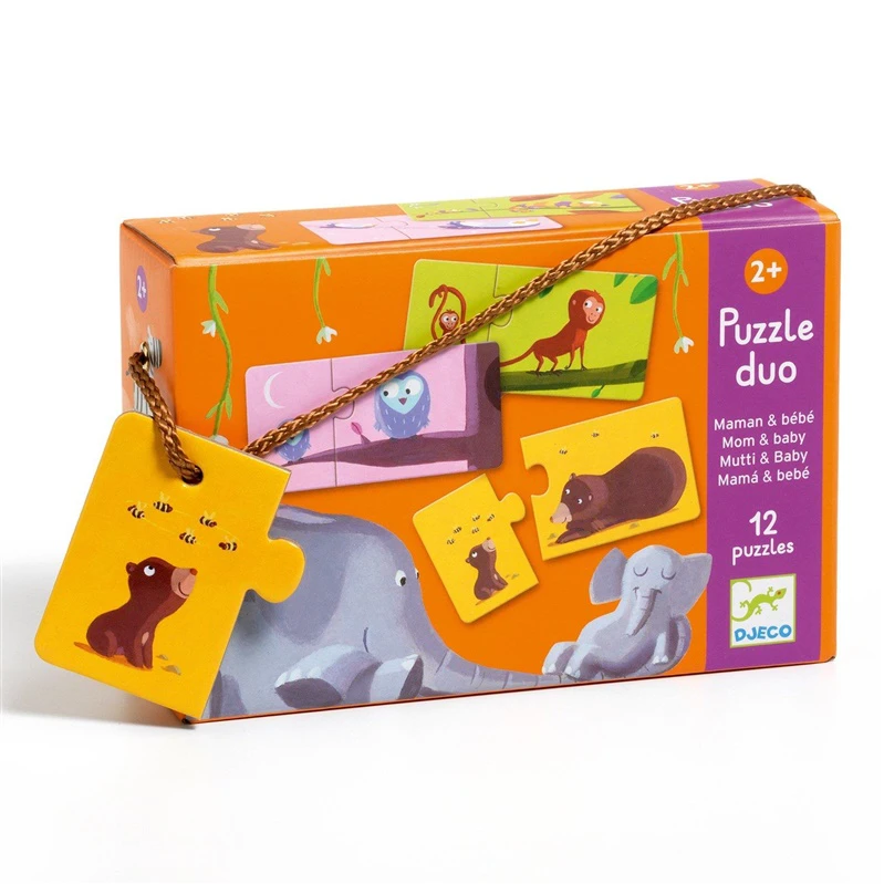 DJECO dėlionė Mama ir mažylis, DJ08157 ( DJ08157 )