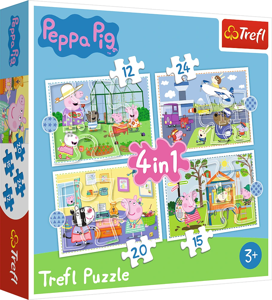 Trefl Dėlionė 71 vnt. - Kiaulytė Pepa