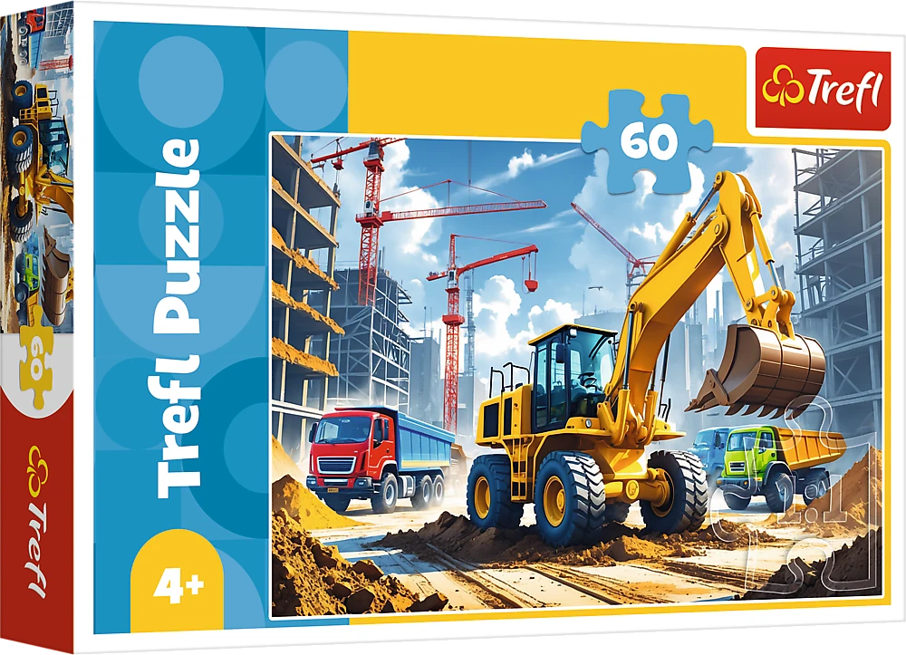 Trefl Dėlionė 60 vnt. - Traktorius