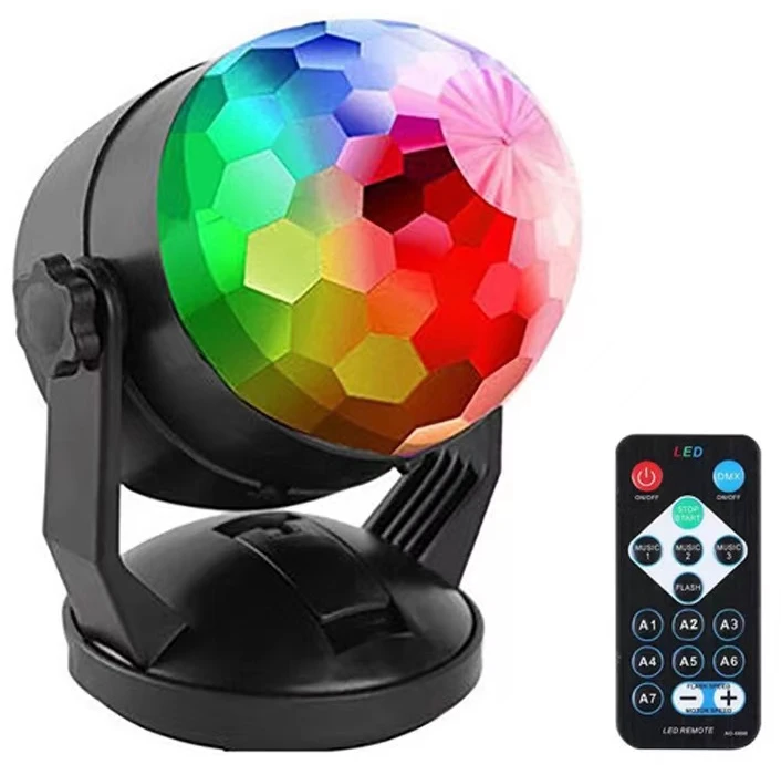 Denverio LED disko šviesos kamuolys