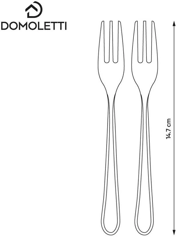 Domoletti HANGER 2 PCS CAKE FORK CITY