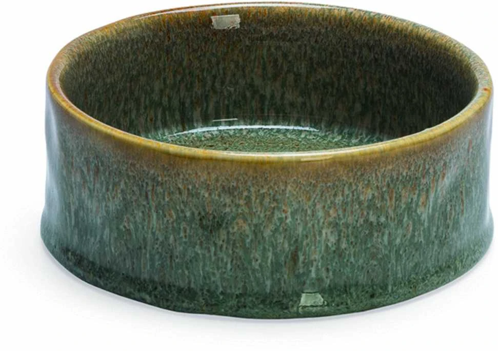 Desig By Lot Dubenėlis gyvūnui Designed by Lotte, 0.45 l, 13.5 cm x 13.5 cm, žalia sp.