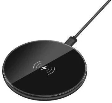 Juodas „Devia Aurora Series“ belaidis greitasis įkroviklis, 10 W