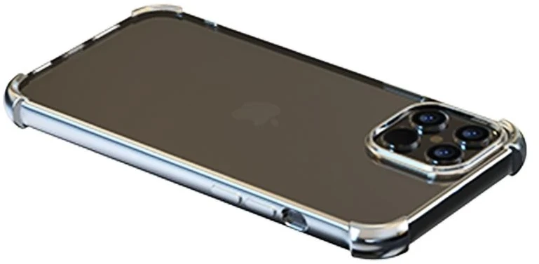 Sidabrinis „Devia Glitter“ apsauginis dėklas „iPhone 12 Pro Max“