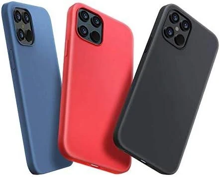 Devia Juodas silikoninis dėklas iPhone 12 Pro Max telefonui