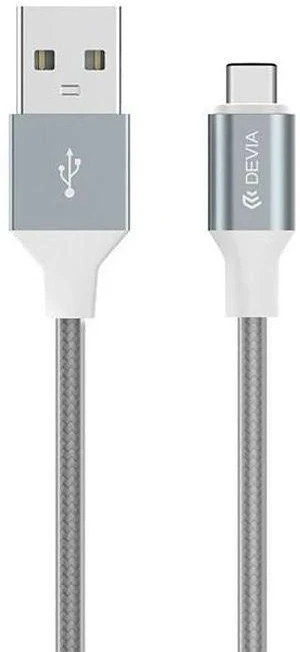 Devia Pheez serijos Micro USB laidų rinkinys, 3 vnt., pilkas