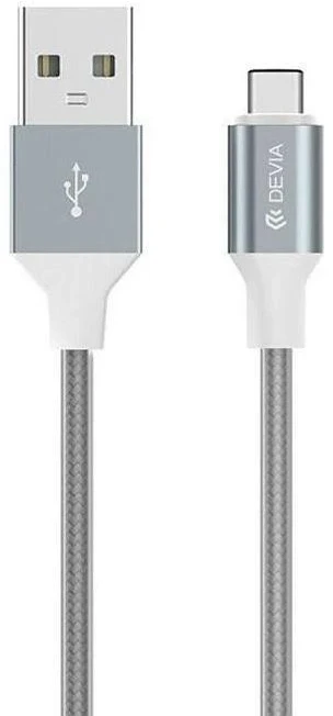 Devia Pheez serijos Micro USB laidų rinkinys, 3 vnt., pilkas