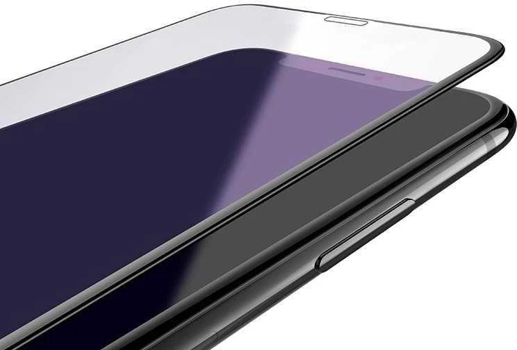 Devia Apsauginis stiklas nuo mėlynos šviesos iPhone XR (6,1") ekranui, juodas, 10 vnt.
