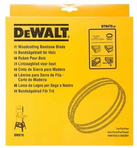 Juostinių staklių pjovimo juosta DeWalt; 2215x10x0,4 mm; 6 TPI; 1 vnt.