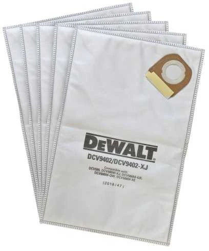 Dewalt medžiaginiai maišeliai dulkių siurbliui DCV586 5vnt.