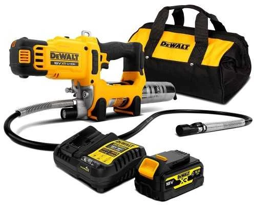 DEWALT TEPALINĖ 18V DCGG581P1G 2-PAVARŲ 1×5,0Ah GNF KREPŠYS
