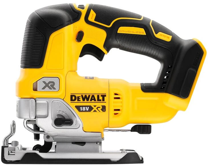 DEWALT siaurapjūklis DCS334NT 18V TSTAK lagaminas be akumuliatoriaus ir kroviklio