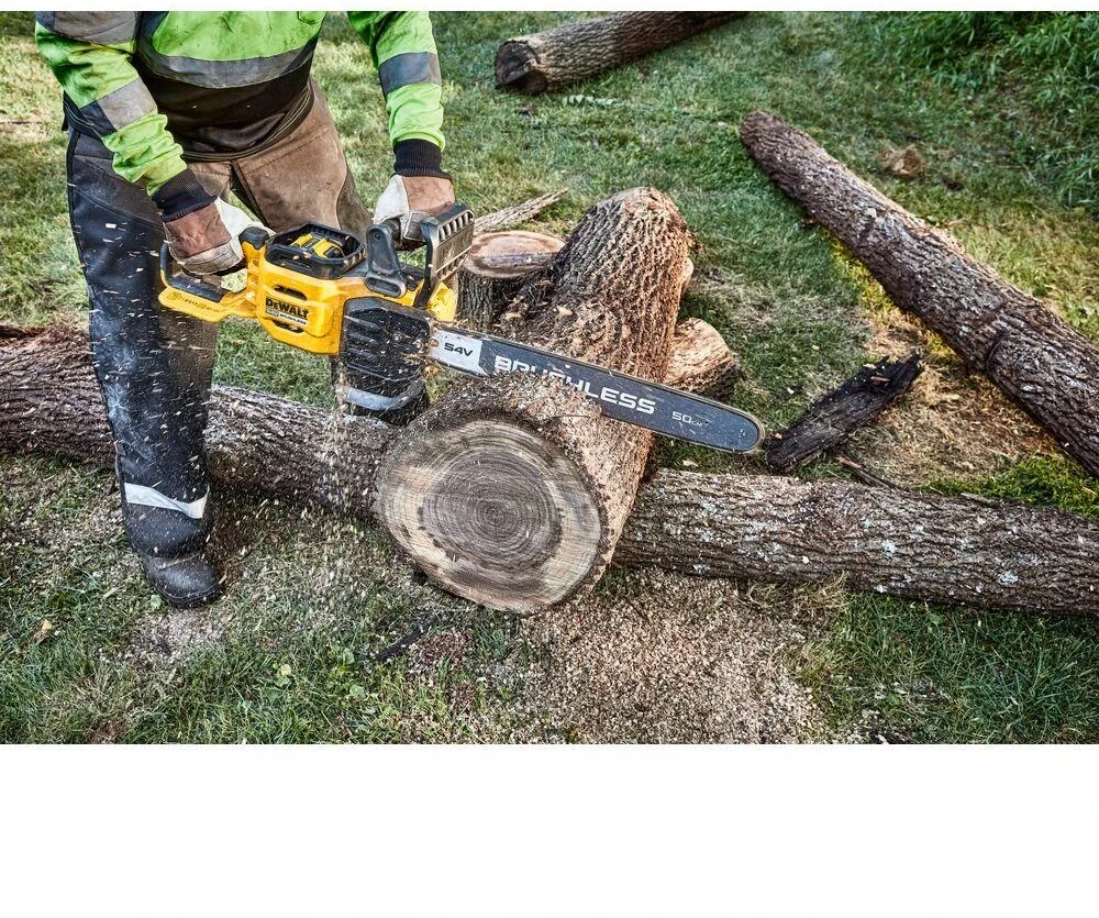 Grandininis pjūklas DeWalt DCMCS575X1-QW; 54 V; 1x9,0 Ah; 50 cm juosta