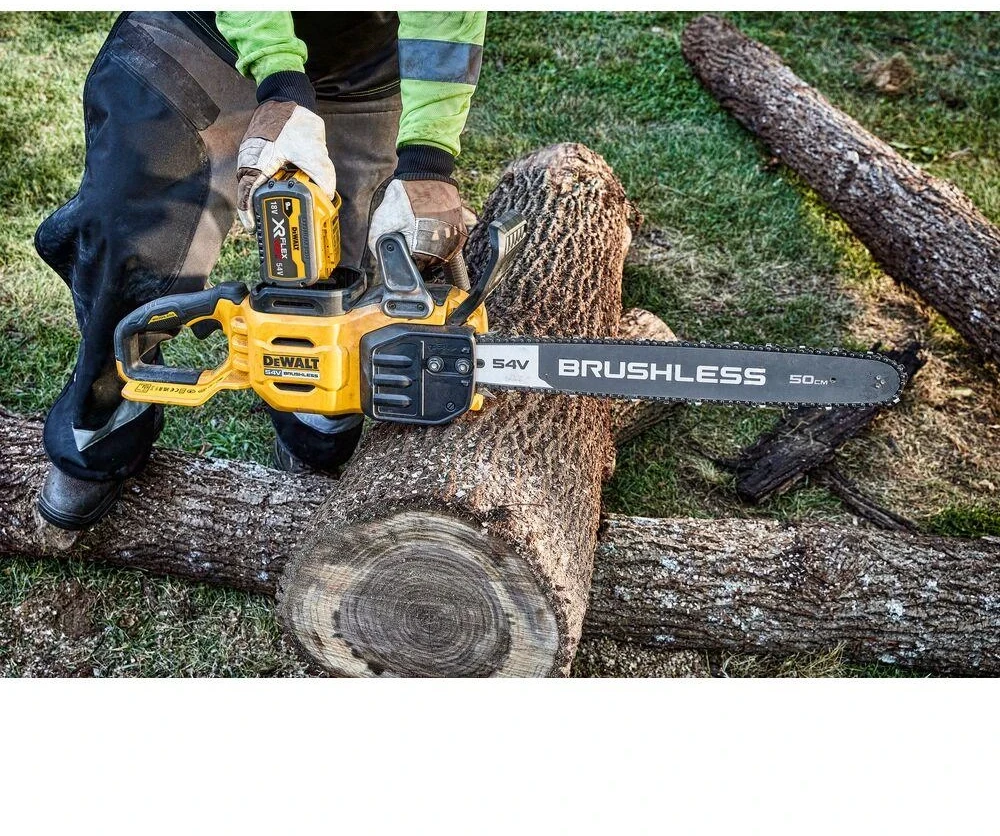 Grandininis pjūklas DeWalt DCMCS575X1-QW; 54 V; 1x9,0 Ah; 50 cm juosta
