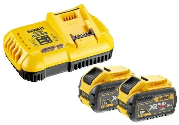 Priedų rinkinys DeWALT DCB118; 18 V; 2x9,0 Ah + pakrovėjas DCB547