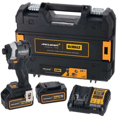 Dewalt 18 V XR sukimo smūginis 2 x 5 Ah „McLaren“