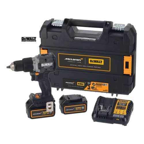 DeWalt MCLAREN DCD85MP2T Drill Driver 18V Juodas, Geltona