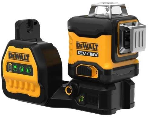 DeWalt kryžminių linijų lazerinis nivelyras DCE089NG18, 12V/18V, žalias, be akumuliatoriaus ir kroviklio