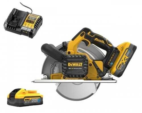 Dewalt 18 V XR metalo diskinis pjūklas 2 x 5 Ah PS