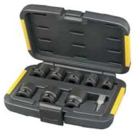 Sukimo galvučių rinkinys DeWalt DT7507, 9vnt. 1/2"
