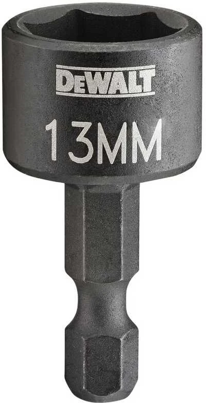 Smūginis 6 kampų galvutės antgalis 13 mm su magnetu 1/4' DeWALT [DT7464-QZ]