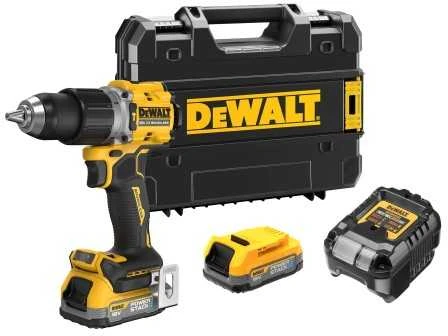 Smūginis gręžtuvas-suktuvas DeWalt DCD805E2T-QW; 18 V; 2x1,7 Ah akum.