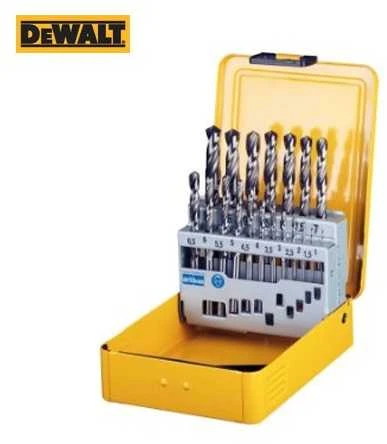 Grąžtas Grąžtų komplektas metalui DeWalt HSS-G; 1-10 mm; 19 vnt.