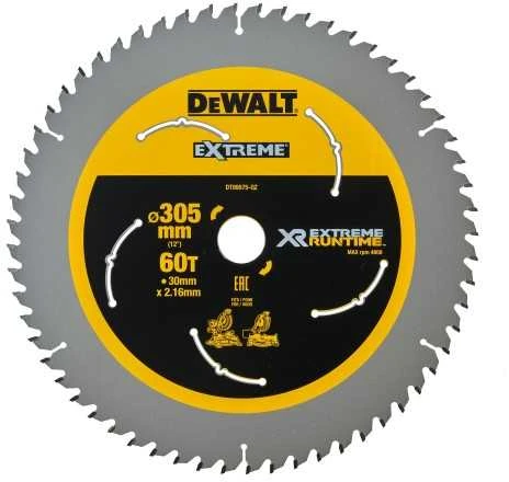 Pjovimo diskas medienai DeWalt DT99575-QZ; 305 mm; 7°