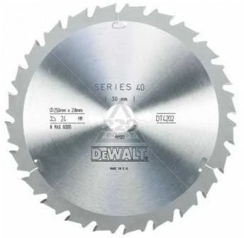 Pjovimo diskas medienai DeWalt; 250x2,8x30,0 mm; Z24; 10°
