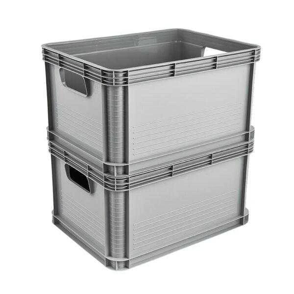 Dėžė transportavimui / sandėliavimui / žaislams Keeeper 1088213000000, 20 l, pilka, 40 x 30 x 22 cm