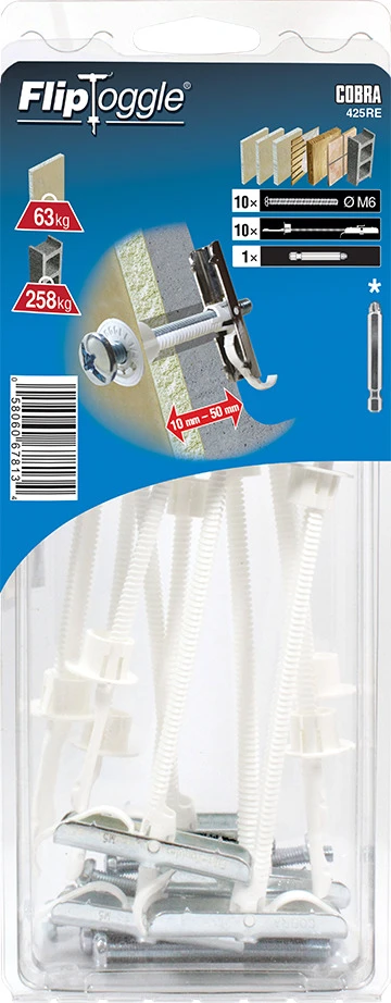 Cobra Įvarai GKP, FLIP, 6 x 77 mm, 10 vnt.