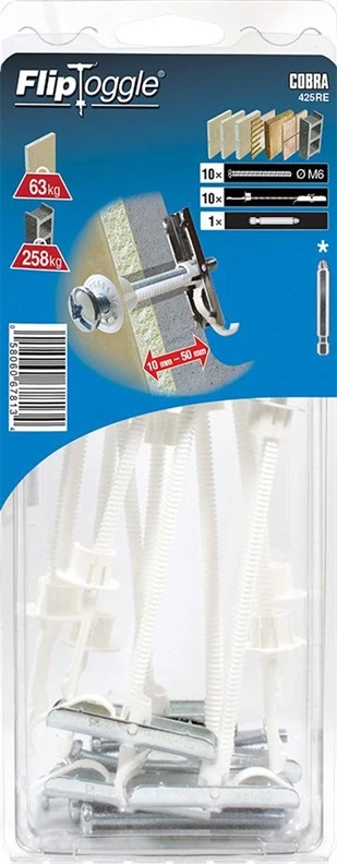 Cobra Įvarai GKP, FLIP, 6 x 77 mm, 10 vnt.