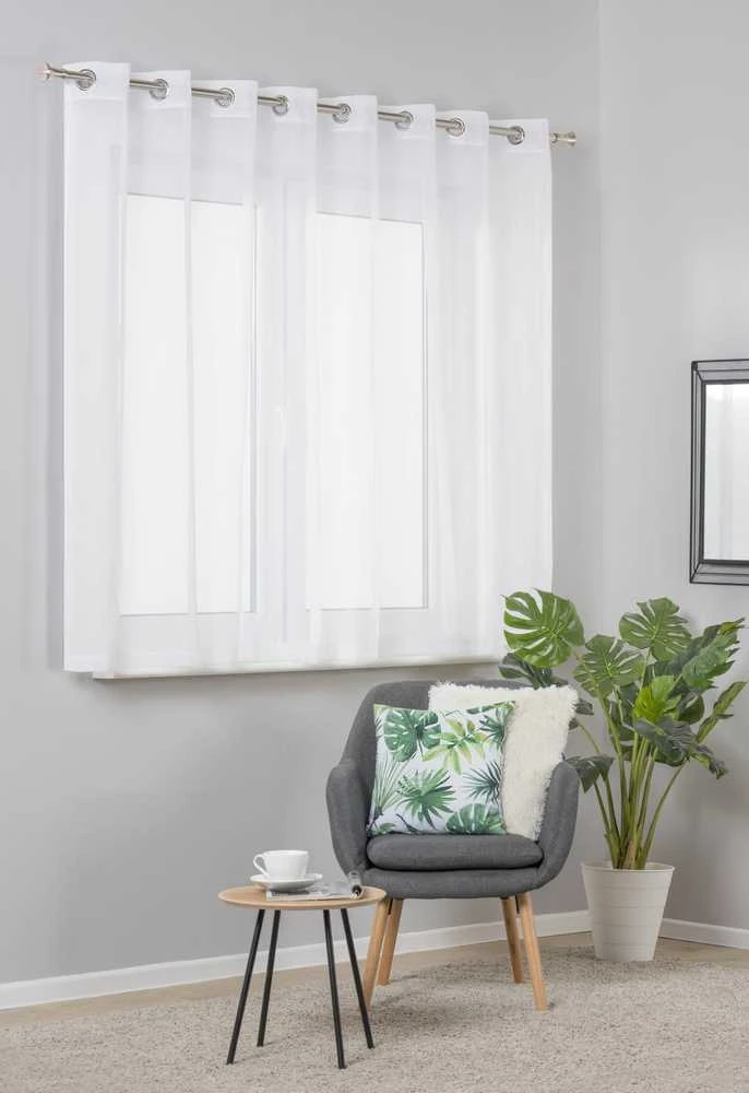 Domoletti CURTAIN DIANA 290X160 RINGS Baltas D