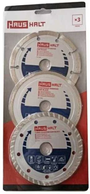 Haushalt Hikoki DIAMOND SAW BLADE SET 3PCS 115DWTB