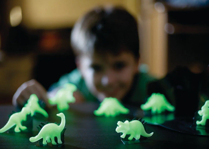 Tamsoje šviečiantys dinozaurai 4M Glow Dinosaur