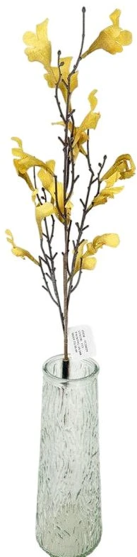 Dirbtinė šakelė Domoletti Spring. geltona. 71 cm