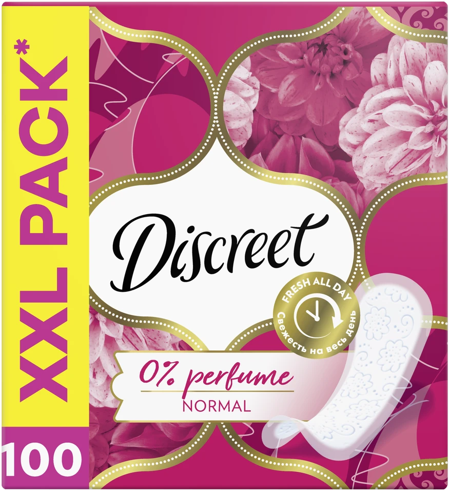 Discreet Normal Multiform Higieniniai Įklotai, 100 vnt.